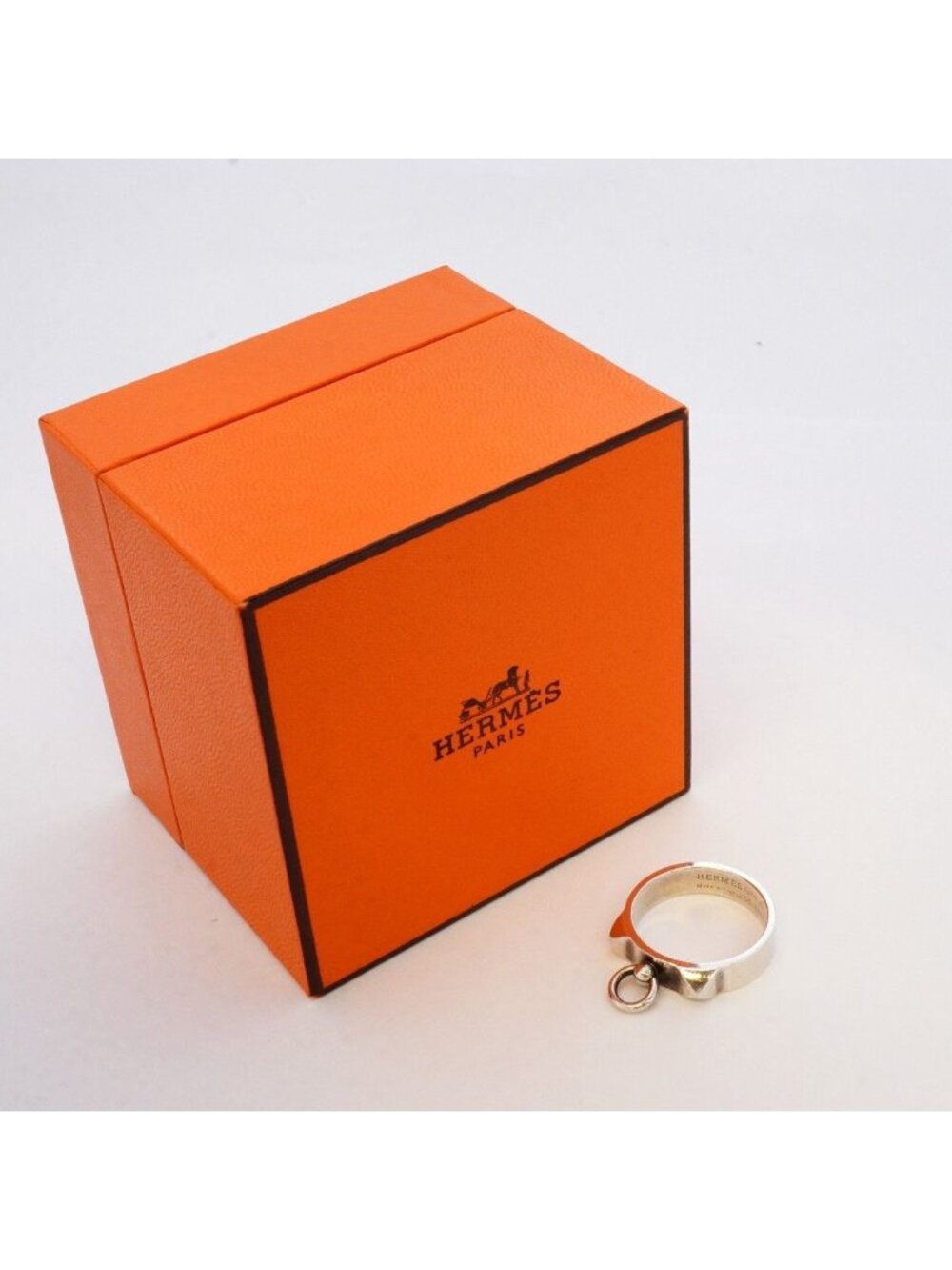 Hermes Ring Collier de Champagne 925 Sterling Silver - Picture 8 of 10
